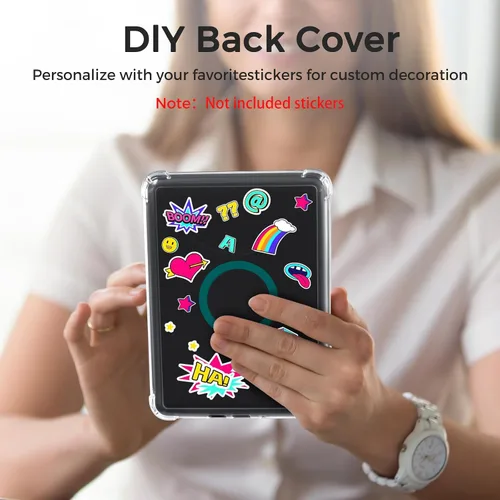 Vista 7 de iDLEHANDS Funda magnética transparente para Kindle Paperwhite de 7" de 12ª generación 2024 y Kindle Colorsoft - con AirBag compatible con iPhone