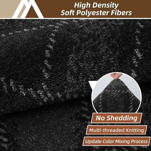 Vista 2 de COSY HOMEER Juego de alfombras y tapetes de cocina 2 piezas antideslizantes, suaves alfombras de cocina para piso absorbentes y resistentes a Gris