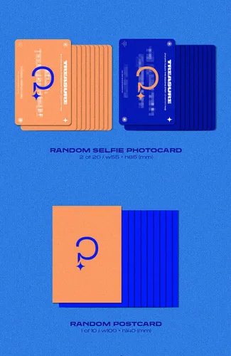 Vista 6 de ( PHOTO BOOK Ver. ) TREASURE THE SECOND STEP : CHAPTER TWO 2nd Mini Album ( LIGHT GREEN + DEEP BLUE - 2 Ver Full Set )+1ea Folded Poster(First Press