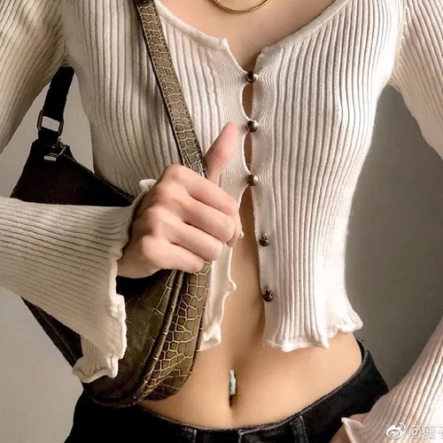 Vista 4 de FIBO STEEL 3 anillos de ombligo de 14 G para mujer, de acero quirúrgico, circonita cúbica, ópalo, anillos simples para el ombligo, joyería corporal