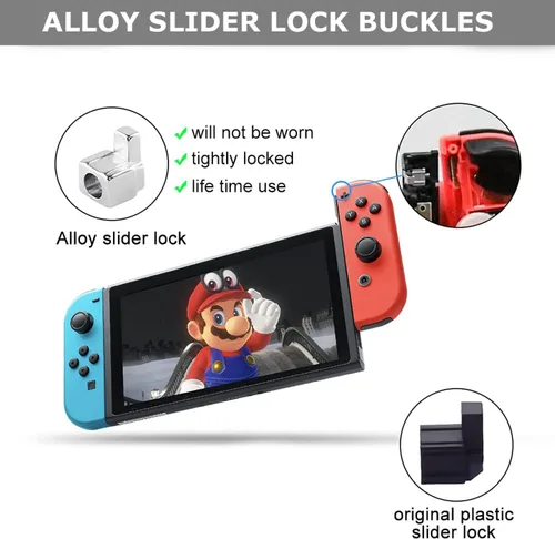Vista 4 de Joycon - Kit de reparación de Joycon, kit de reparación de Joycon, kit de herramientas de repuesto de Joystick de reparación VGBUS para Switch Lite