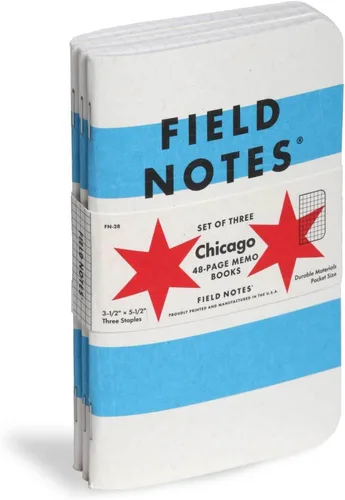 Vista 3 de Field Notes: Chicago Paquete de 3 - Papel cuadriculado - 48 páginas - 3.5" x 5.5
