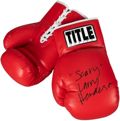 Vista 2 de TITLE Legacy - Guantes de boxeo 2.0 con autógrafo, guantes de autógrafo, guantes de boxeo, guantes novedosos de boxeo