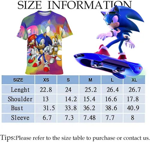 Vista 7 de KCNMEYY Camiseta de manga corta 3D de ancho completo para adolescentes, diseño moderno y fresco, unisex, adecuada para el uso diario