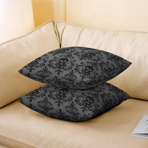Vista 114 de Guitar Print Double Sides Print Pillow Covers 16"x16",Music Themed Bass Instruments Pillowcase Soft Square Cushion Cases,Rustic Music Score Note