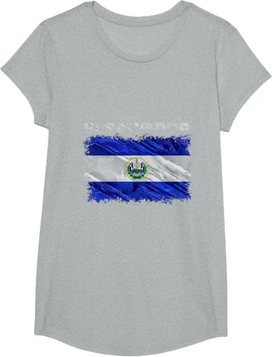 Vista 82 de Camiseta El Salvador, Negro