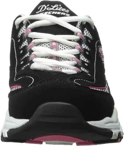 Vista 9 de Skechers D'Lites-Life Saver - Tenis de espuma viscoelástica con cordones para mujer