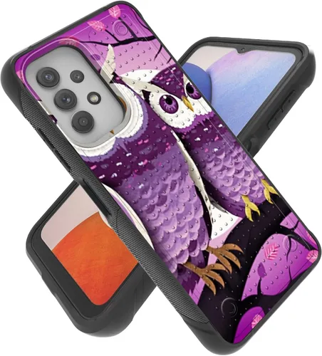 Vista 18 de Funda para Samsung A32 5G, Galalxy A32 5G, resistente a prueba de golpes, policarbonato duro + funda protectora de silicona suave TPU flexible