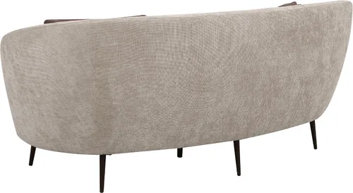 Vista 10 de Coaster Home Furnishings Ellorie - Juego de sofá curvado tapizado de 2 piezas, color beige