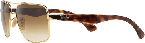 Vista 3 de Ray-Ban RB3483 - Gafas de sol cuadradas de metal para hombre