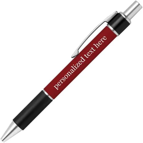 Vista 22 de Bolígrafo personalizado – Nombre o mensaje personalizado – Colores o impresiones – Regalo de papelería, suministros para la escuela de negocios