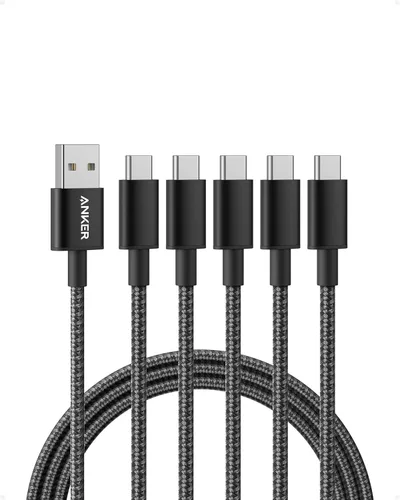 Vista 13 de Anker Cable de USB a USB C, cable de carga de USB A a USB C para Samsung Galaxy S10 o S10+, LG V30, Beats Fit Pro y más (USB 2.0), color negro