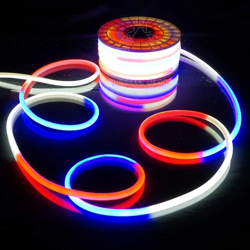 Vista 7 de Russell Decor Cuerda de luces LED de neón flexible (blanco cálido, 100 pies) For Christmas Weeding party Flexible and Waterproof