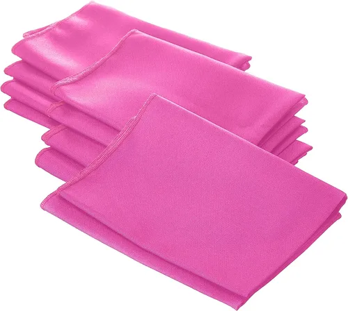 Vista 109 de LA Linen Paquete de 10 servilletas de popelina de poli, servilletas de tela suave, servilletas lavables y reutilizables, servilletas de mesa