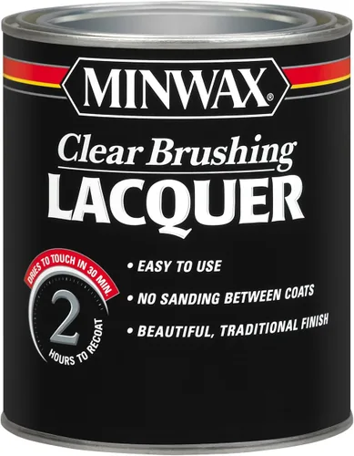 Vista 9 de Minwax Laca de cepillado, semi-brillante, transparente, 12 oz