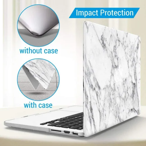 Vista 39 de IBENZER - Compatible con Funda para MacBook Pro de 13 Pulgadas 2015 2014 2013 Finales 2012 A1502 A1425, Carcasa Rígida con Cubierta para Teclado