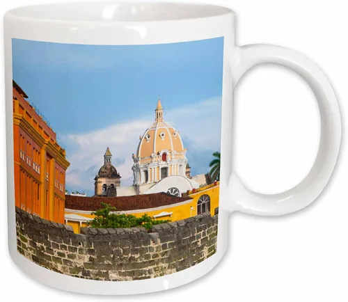 Vista 12 de 3dRose Taza de café, tamaño - 15oz - Cartagena, Colombia. Arquitectura colonial, Basílica - SA06 MWR0035 - Micah Wright Colombia - regalo divertido