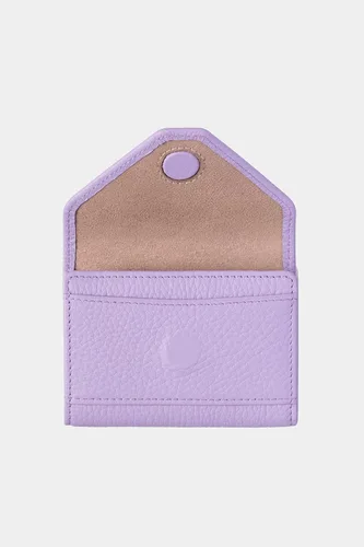 Vista 91 de grande Estuches para tarjetas 3639, Naranja, Tarjetero de cuero con cierre magnético, cartera pequeña de acordeón para mujer