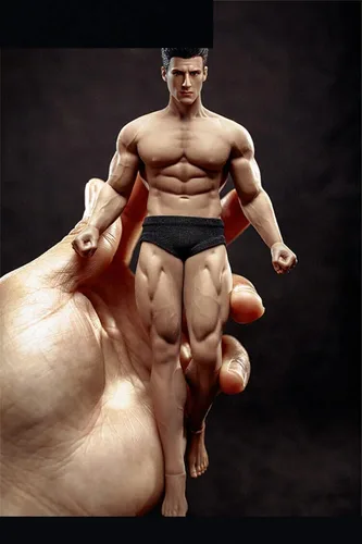 Vista 8 de Fremego Figura de Acción Masculina a Escala 1/12, Cuerpo de Muñeca de Figura de Acción Masculina Súper Flexible sin Costuras de 6 Pulgadas Colección