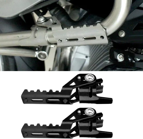 Vista 6 de Reposapiés delantero para motocicleta, accesorios para BMW R1200GS 2013-2017 (negro)