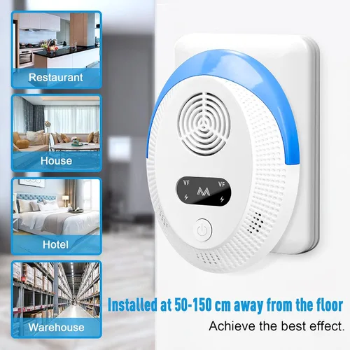 Vista 6 de 2026 Upgraded Mouse Repellent, Ultrasonic Pest Repeller, Home Indoor Pest Repellent for Insect, Roach, Spider, Ant, Bug, Rodent, Mouse, Bugs