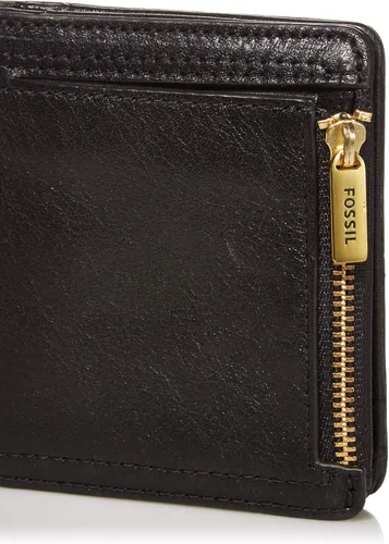Vista 4 de Fossil Logan - Cartera plegable de cuero con bloqueo RFID para mujer