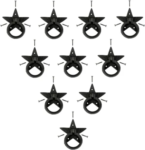 Vista 30 de Renovators Supply Manufacturing Manijas de Gabinete de 3 pulgadas de Hierro Forjado Negro Tiradores de Cajón Manijas Antiguas de Gabinete de Cocina