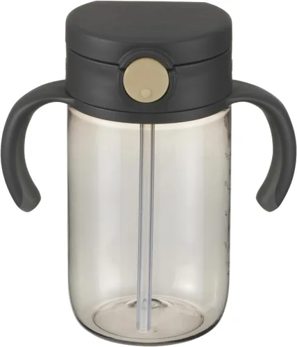 Vista 11 de Vaso para beber con popote de silicona y asas extraíbles, 10 onzas, fácil agarre para bebés y niños pequeños Honeydew