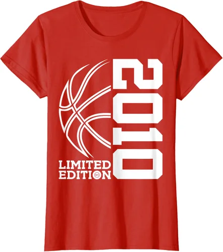 Vista 103 de Camiseta de baloncesto de 13 cumpleaños edición limitada 2010, Negro