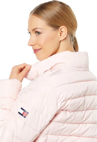 Vista 3 de Tommy Hilfiger Acolchado corto con capucha de piel sintética para hombre