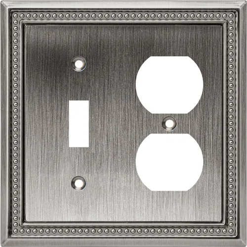 Vista 77 de Henne Bery Sunken Pearls Placa de Pared Decorativa de Servicio Pesado Placa de Interruptor Cubierta de Tomacorriente