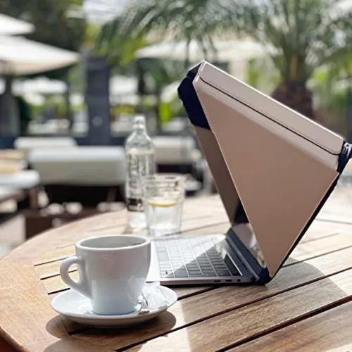 Vista 9 de Pantalla para laptop 4 en 1, capucha Lux original, protección contra el sol, privacidad, calor y contraste, independiente con bolsillo, se adapta a