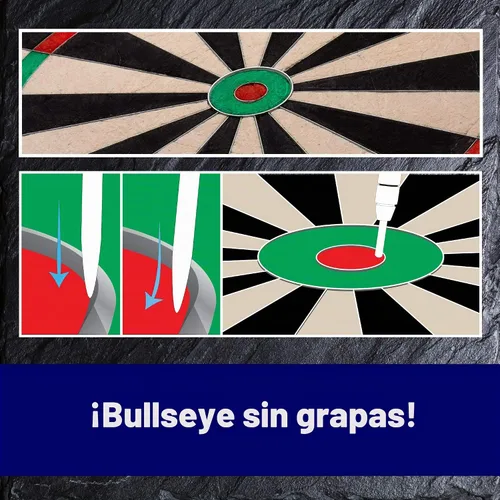 Vista 14 de Viper Razorback tablero de dardos con punta de acero sisal/cerdas con araña sin grapas Multi colorido
