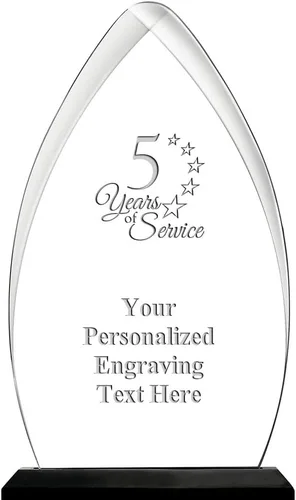 Vista 8 de Crown Awards Premio acrílico personalizado de 9.25 pulgadas de Gateway Skyline