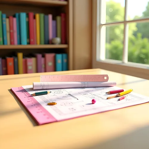 Vista 4 de Regla de oro rosa, regla de dibujo de metal, latón recto, marcador de medición de aprendizaje unisex, papelería para escuela, oficina, matemáticas