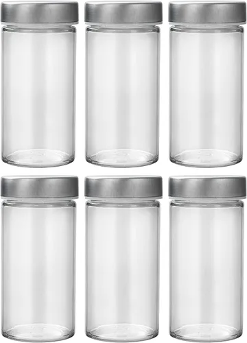 Vista 9 de 2 tarros de especias negras, botellas de vidrio de condimentos de 3 onzas, recipiente para especias, frascos de especias vacíos, botellas redondas