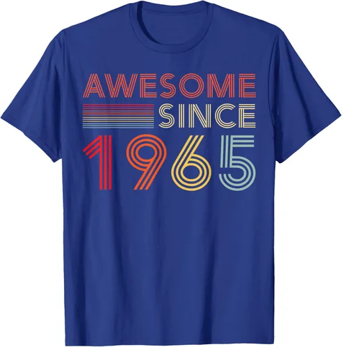 Vista 18 de Camiseta retro de 60 cumpleaños decoraciones para hombres 60 años 1965 60, Negro