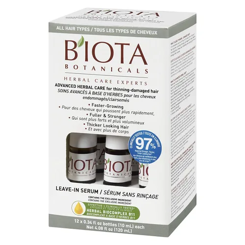 Vista 5 de BIOTA BOTANICALS - Suero sin enjuague para el cuidado de hierbas avanzado, 12 unidades, 0.34 onzas.