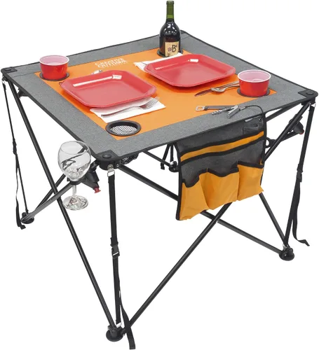 Vista 6 de Mesa de vino plegable creativa al aire libre Portátil Camping playa picnic y patio