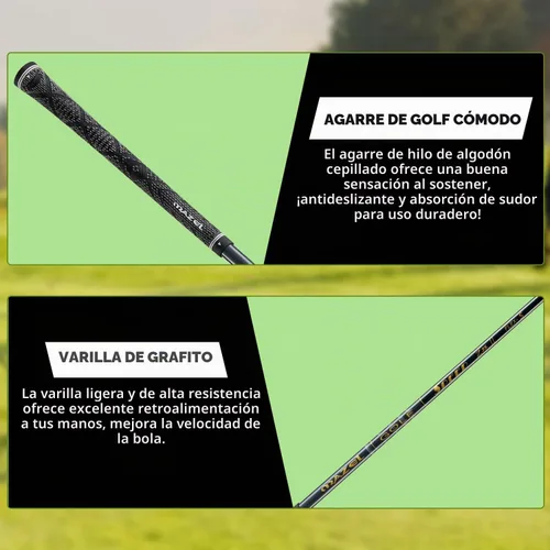 Vista 5 de MAZEL Drivers de Golf de Titanio para Hombres, Diestros, 460CC