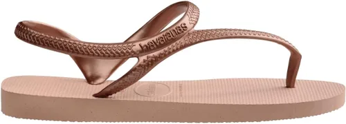 Vista 3 de Havaianas Sandalias de tacón de cuña para mujer, Ballet RoseRubor Dorado