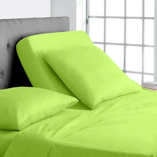Vista 26 de Base de cama ajustable – Juego de sábanas de cabeza dividida superior tamaño Queen – Sábanas de 100% algodón egipcio sólido color azul aguamarina