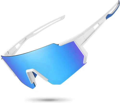 Vista 19 de STORYCOAST Lentes de sol deportivos polarizados para hombres y mujeres, para conducir, pesca, ciclismo, bicicleta de montaña, protección UV400