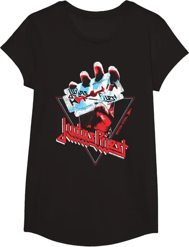 Vista 3 de Camisetas y camisetas gráficas de acero británico Judas Priest para hombres y mujeres