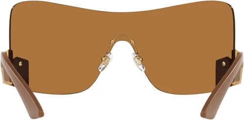 Vista 4 de Versace Gafas de sol para mujer marco de bronce lentes de bronce oscuro 0000in