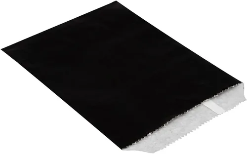 Vista 15 de Restaurantware Bag Tek - Bolsas de sándwich de 7 x 5 pulgadas, 100 bolsas de panadería a prueba de grasa, desechables para microondas, papel negro