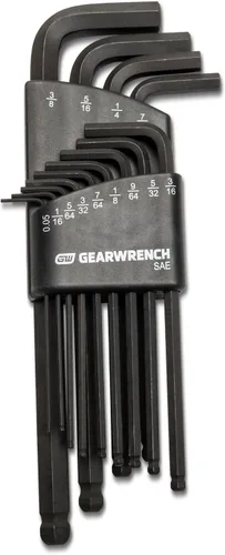 Vista 6 de GEARWRENCH Juego de llaves hexagonales SAE con extremo de bola larga de 13 piezas - 83524