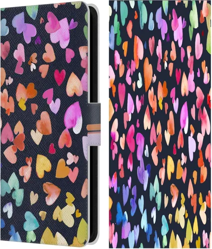 Vista 20 de Head Case Designs Officially Licensed Ninola Brushstrokes Multi Colorful Leather Wallet Case Compatible with Samsung Galaxy A07 4G