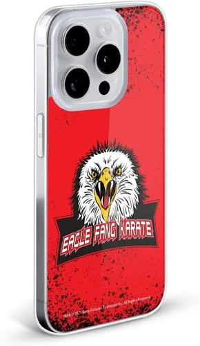 Vista 2 de Head Case Designs Funda de gel suave con licencia oficial de Cobra Kai Eagle Fang Logo Key Art compatible con Apple iPhone 7 Plus/iPhone 8 Plus