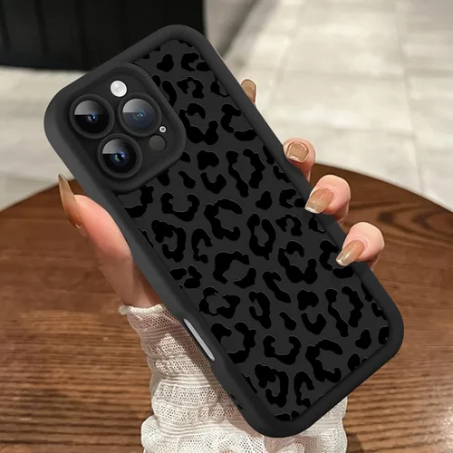 Vista 100 de Funda compatible con iPhone 11, diseño de estampado de guepardo, TPU suave a prueba de golpes, funda protectora para mujeres y niñas, funda delgada